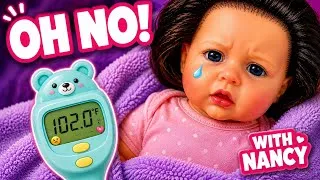 Thumbnail: OH NO! My Silicone Baby Is SICK! 🤒 | FULL Morning Routine