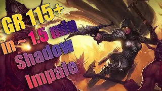 Thumbnail: Diablo 3 Season 30 - Shadow Impale DH ~1.5 min GR115+ Speeds
