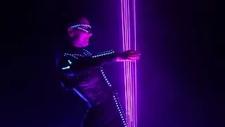 Thumbnail: Pyroterra LASERHUMAN | laser LED-light show with YOUR LOGO