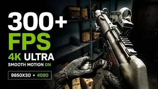 Thumbnail: I Turned On Nvidia Smooth Motion With a 4090 + 9850X3D