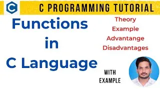 Thumbnail: functions in c language in hindi | functions in c language with examples | c language tutorial