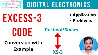 Thumbnail: excess 3 code in digital electronics | binary to excess 3 code converter | xs3 to binary