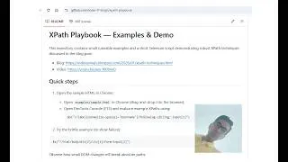 Thumbnail: XPath Tutorial for Beginners | Master XPath using XPath Playbook on GitHub