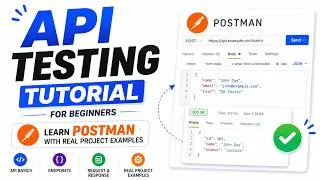 Thumbnail: Postman API Testing Tutorial for Beginners to Advanced | Complete Course with Projects