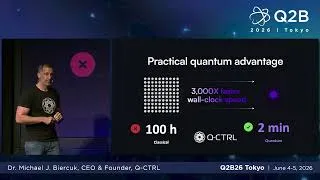 Thumbnail: Q2B26 Tokyo | Dr. Michael J. Biercuk, CEO & Founder, Q-CTRL