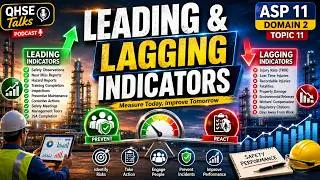 Thumbnail: ASP 11 Domain 2 Topic 11 | Leading vs. Lagging Indicators Explained | CSP & ASP Exam Prep