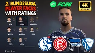 Thumbnail: EA FC 26 | 2. BUNDESLIGA - ALL Player Faces & Ratings in FC 26