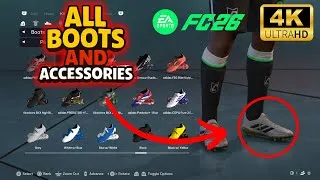 Thumbnail: EAFC 26 │ALL BOOTS and ACCESSORIES for Create a Club and ProClubs! ⚽│EA SPORTS FC 26