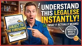 Thumbnail: Subject to the Foregoing Meaning in Legal Documents Explained Simply | QnA Explaine