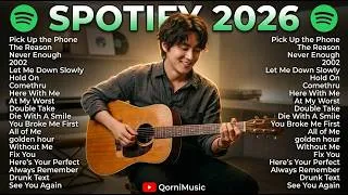 Thumbnail: Best Acoustic Love Songs 2026 🎶 | Trending Relaxing English Songs – latest Spotify Music 2026
