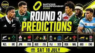 Thumbnail: My Round 3 Predictions | Rugby Nations Championship 2026