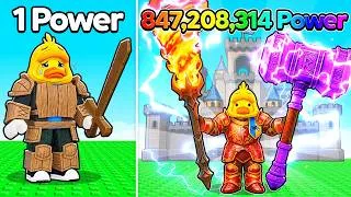 Thumbnail: Every Second +1 UPGRADE to Become OP in Roblox!