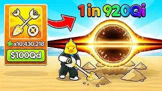Thumbnail: I Spent QUADRILLIONS For MAX LUCK Gear in Dig and Clean!