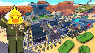 Thumbnail: I Built MAX LEVEL Military Army Tycoon in Roblox!