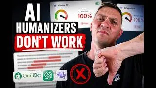 Thumbnail: Don't Use AI Humanizers - Do This Instead