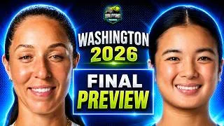 Thumbnail: Jessica Pegula vs Alexandra Eala - Preview & Prediction - 2026 Washington Open Final