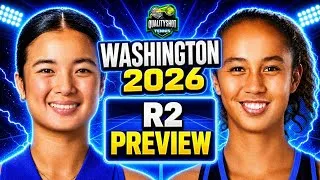 Thumbnail: Alexandra Eala vs Leylah Fernandez - Preview & Prediction - 2026 Washington