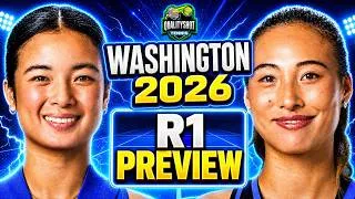 Thumbnail: Alexandra Eala vs Qinwen Zheng - Preview & Prediction - 2026 Washington Open