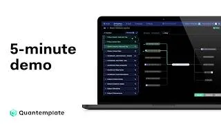Thumbnail: Quantemplate in 5 mins: see AI-powered automation in action