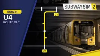 Thumbnail: Subway Sim 2 Berlin U4 Route DLC Trailer