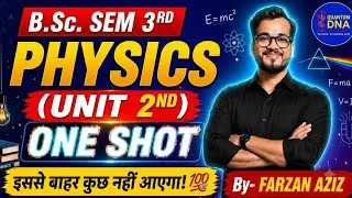 Thumbnail: BSc Sem 3 Physics  ONE SHOT Unit 2 Electromagnetic Theory Modern Optics Farzan sir QuantumDNA