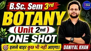 Thumbnail: B.Sc Sem 3 Botany Unit 2 ONE SHOT Flowering Plants Identification Aesthetic Characteristics Daniyal