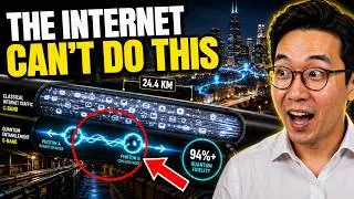 Thumbnail: The US Just Proved Quantum Entanglement Works Across an Entire City—Classical Internet Has No Answer