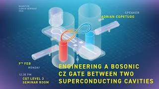 Thumbnail: Engineering a bosonic CZ gate between two superconducting cavities