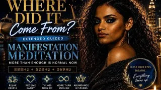 Thumbnail: Where Did It Come From? | Extended Guided Meditation for  More Than Enough | 888Hz 528Hz and 369Hz 