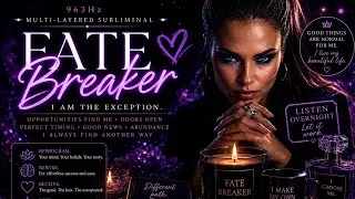 Thumbnail: Fate Breaker | 963Hz Subliminal | Things Always Work Out For Me | I Am the Exception