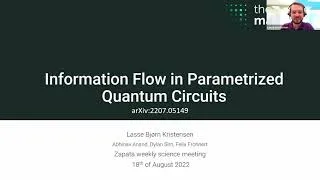Thumbnail: Information flow in parameterized quantum circuits - Lasse Kristensen #QRST