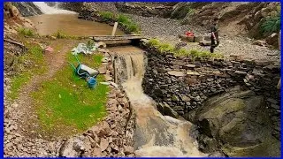Thumbnail: Building a dam across a mountain stream for fish farming is an excellent idea