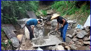 Thumbnail: clearing vegetation and building a stream dam for livestock farming
