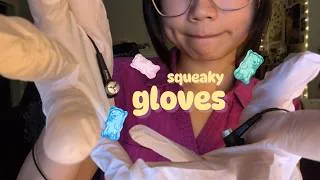 Thumbnail: WARNING extremely intense binaural glove asmr (squeaky af)