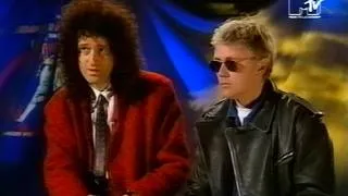 Thumbnail: MTV News at Night - Brian May and Roger Taylor About the Tribute Concert (1992)