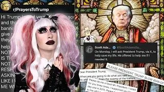 Thumbnail: Prayers To Trump As If He Can See Them (Or Read In General)