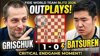 Thumbnail: MASTERCLASS IN SPEED! ⚡ Alexander Grischuk OUTPLAYS Dambasuren Batsuren | World Team Blitz 2026