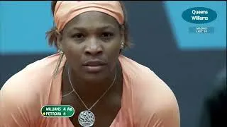 Thumbnail: Nadia Petrova v. Serena Williams - Madrid 2010 R3 Highlights