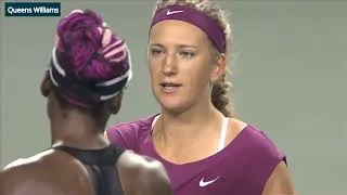 Thumbnail: Venus Williams v. Victoria Azarenka - Tokyo 2013 R2 Highlights