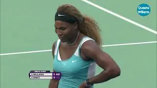 Thumbnail: Alize Cornet v. Serena Williams - Wuhan 2014 R2 Highlights