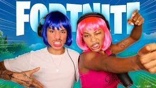 Thumbnail: PLAYING FORTNITE FOR THE FIRST TIME FT. LARRAY