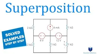 Thumbnail: How to Use Superposition to Solve Circuits | Engineering Circuit Analysis | (Solved Examples)