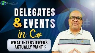 Thumbnail: C# Delegates and Events | Theory vs Real interview answer