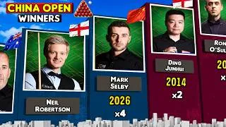 Thumbnail: 🏆 All China Open Snooker Winners – Complete History! 🇨🇳🎱