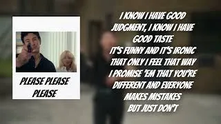 Thumbnail: Sabrina Carpenter - Please Please Please [Lyrics]
