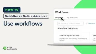 Thumbnail: How to use workflows in QuickBooks Online Advanced