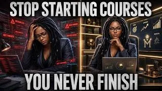 Thumbnail: Why you keep starting cybersecurity courses and never finishing them