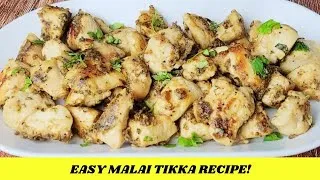 Thumbnail: How To Make Chicken Malai Tikka In A Pan | Malai Tikka No Oven No Skewer