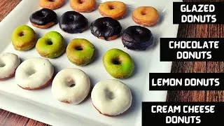 Thumbnail: Donuts Recipe Without Yeast or Egg | No Eggs, No Yeast, No Oven | With Various Donut Topping Recipes