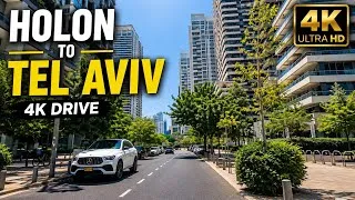 Thumbnail: Holon to Tel Aviv 🇮🇱 | From Industrial Streets to the Tel Aviv Skyline | 4K